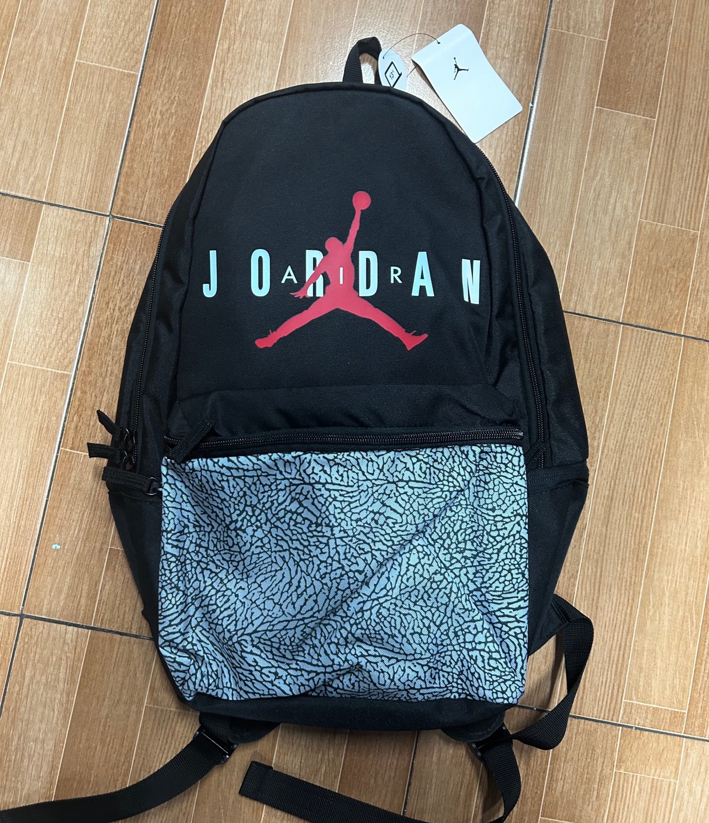 Air Jordan Black Cement Laptop Compatable Backpack