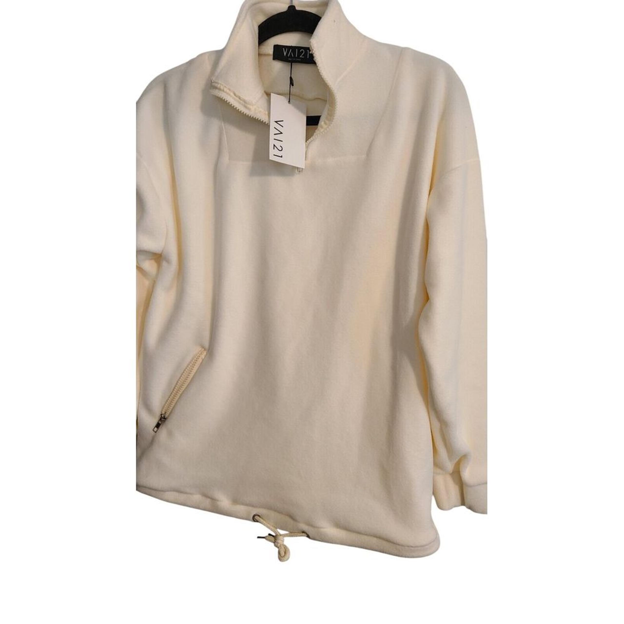 ASOS VAI21 1/4 Zip Sweatshirt Size M