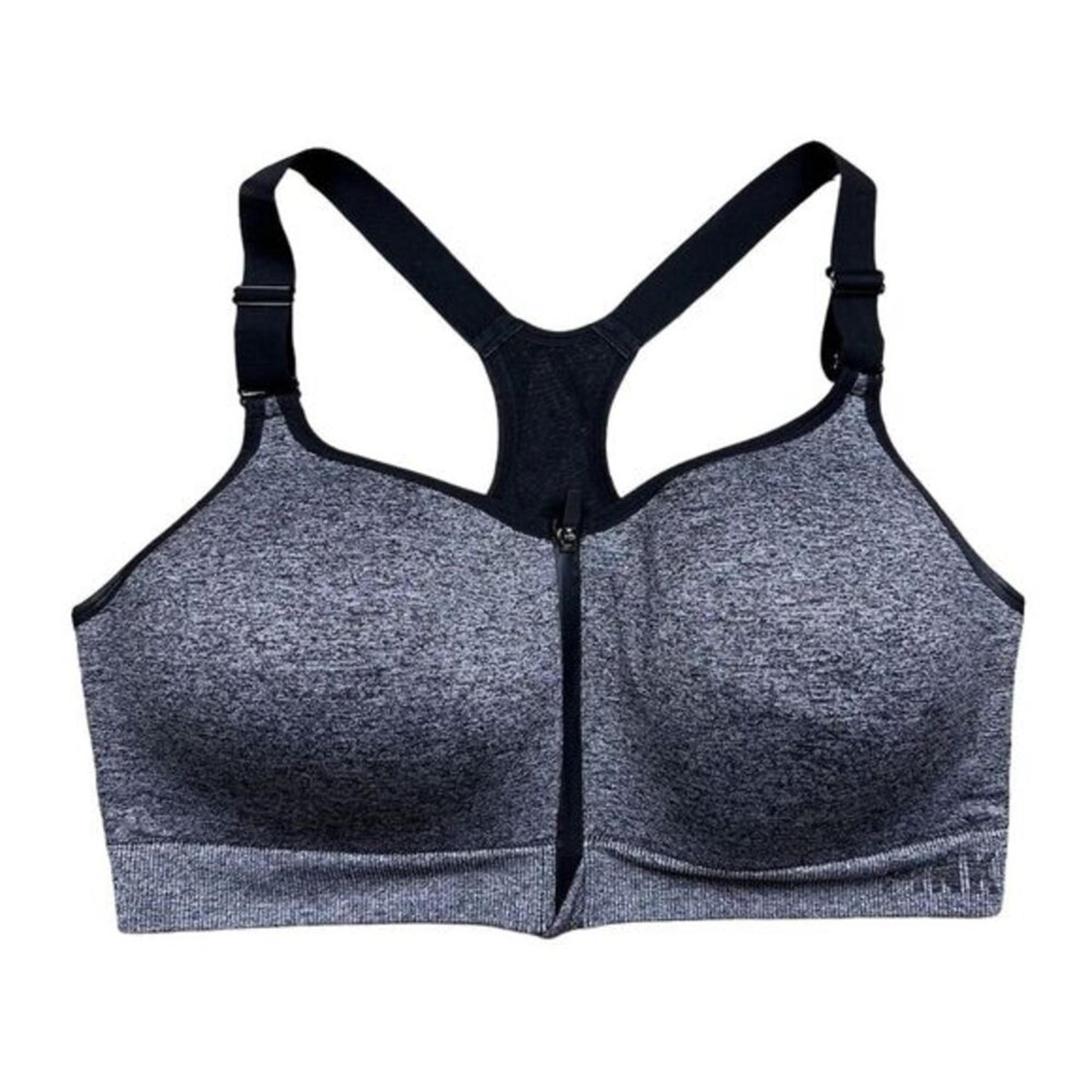 PINK Victoria's Secret XXL Gray Active Seamless Lightly Lined Sports Bra