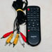 Sanyo DVD VCR Combo VHS Player Recorder Bundle w/ Remote AV Cables & 2 Movies
