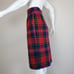 Vintage 80's Pop Mode Red Plaid Pencil Skirt