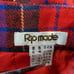 Vintage 80's Pop Mode Red Plaid Pencil Skirt