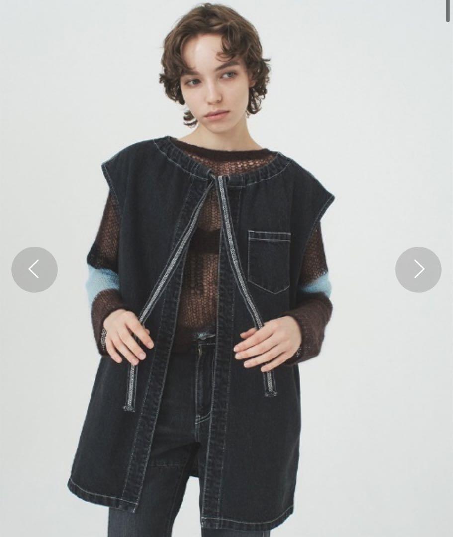 soduk☆wave denim jacket / black