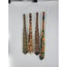 Vintage Set of 4 Silk Neckties J Garcia Cocktail Collection