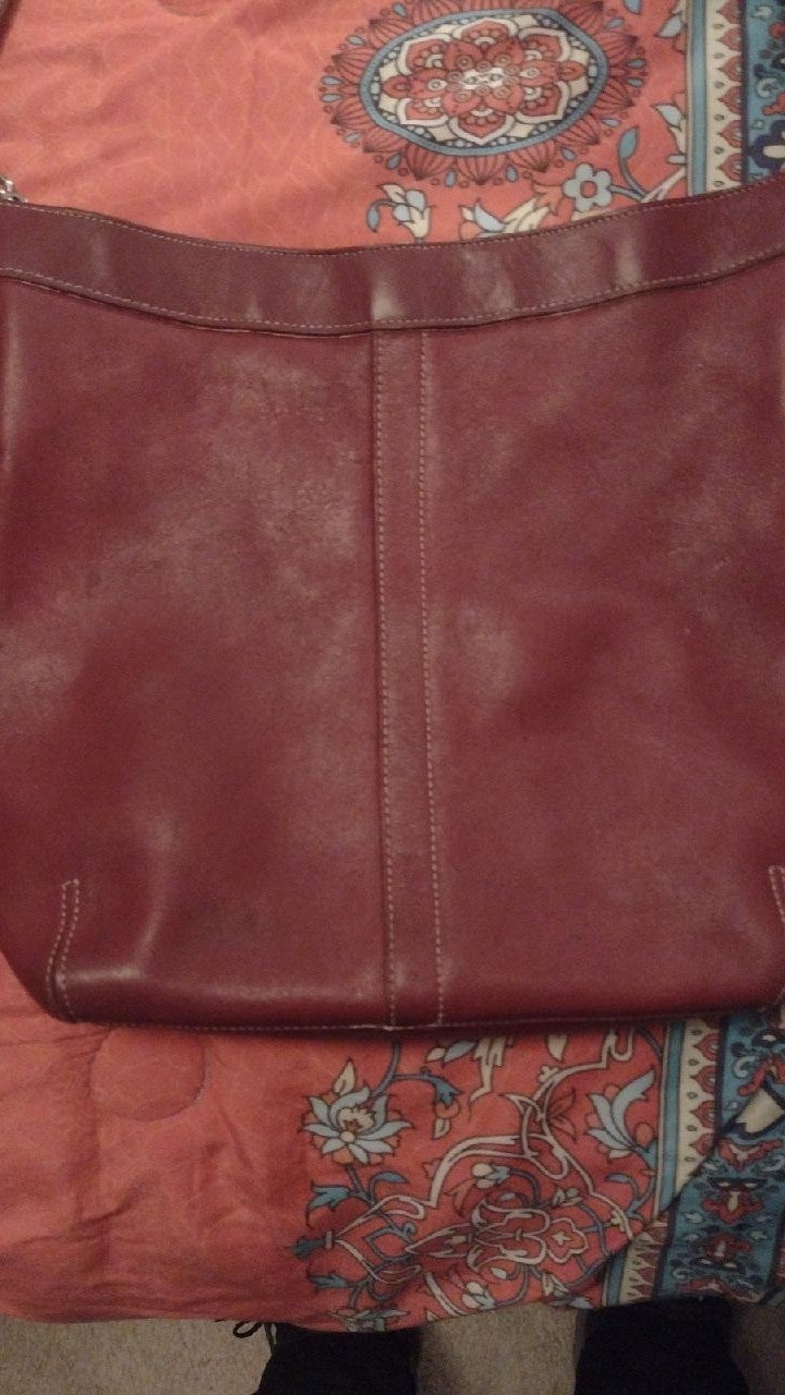 Coach Red Leather Satchel