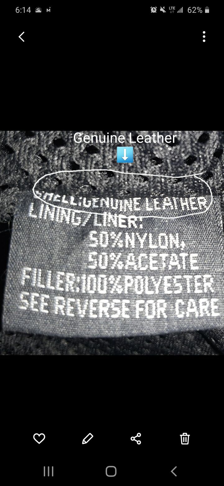 Leather jacket