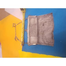 ****Silver Mesh Purse Some silver & some gold Art Deco Early 1900's***********