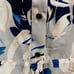 Yumi Kim Into The Wild Silk Blue Surfer Dress Large NWT