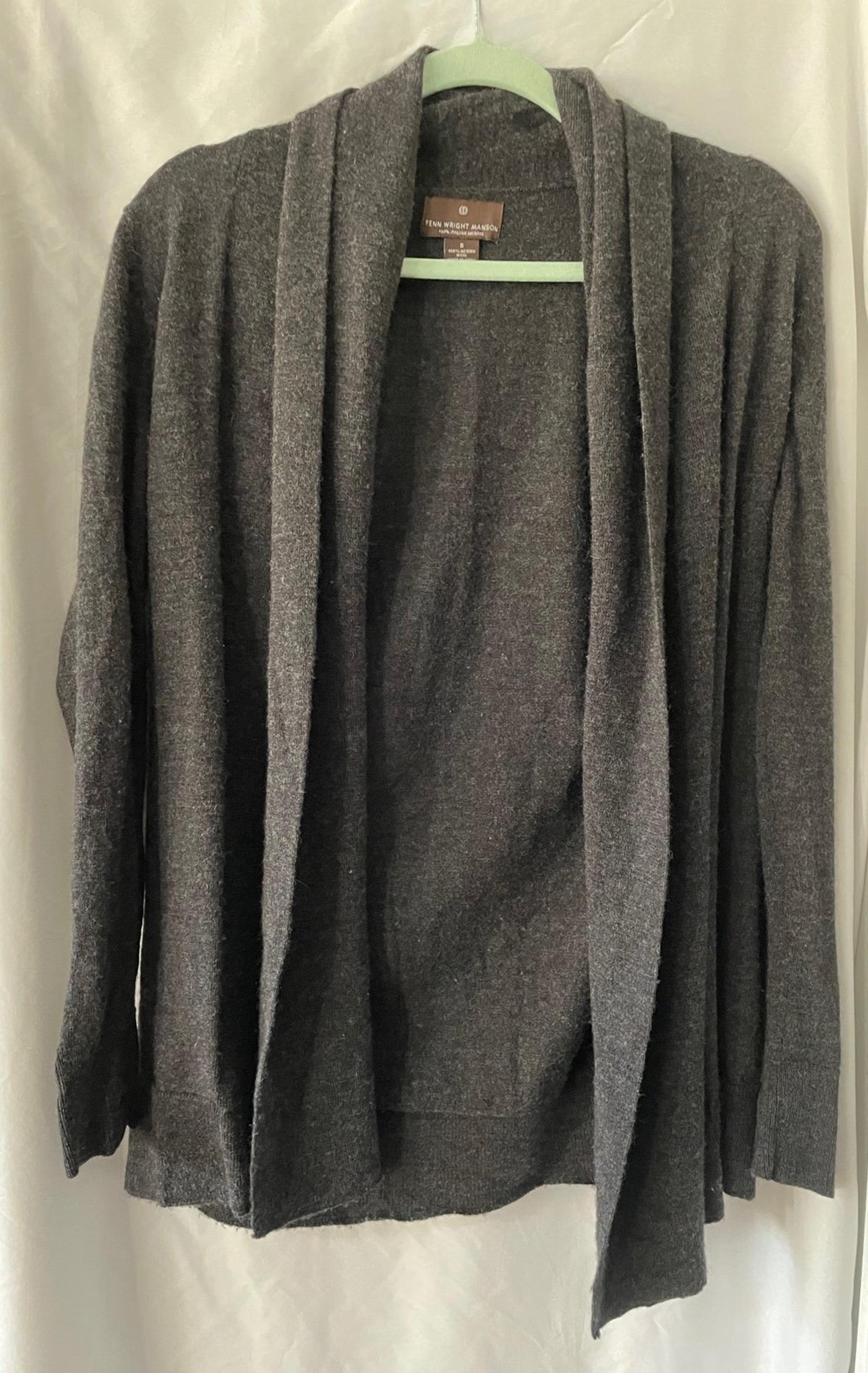 Fenn Wright Manson 100% Wool Cardigan Small