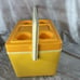 Vintage Thermos Sunpacker 11 Quart Cooler Yellow 7713 1970s Retro W Original Box