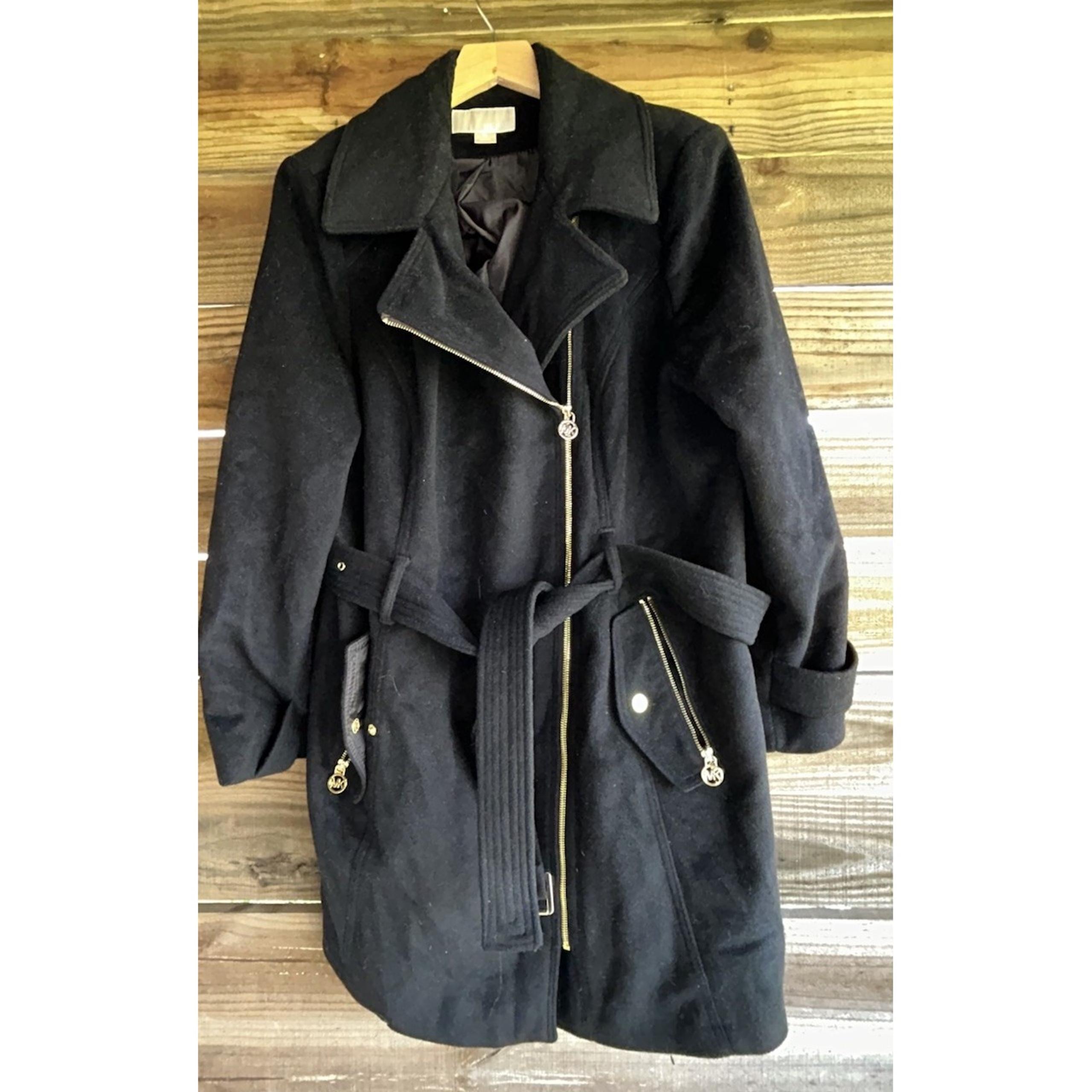 Michael Kors Women's Belted Trench Parka Coat 1X