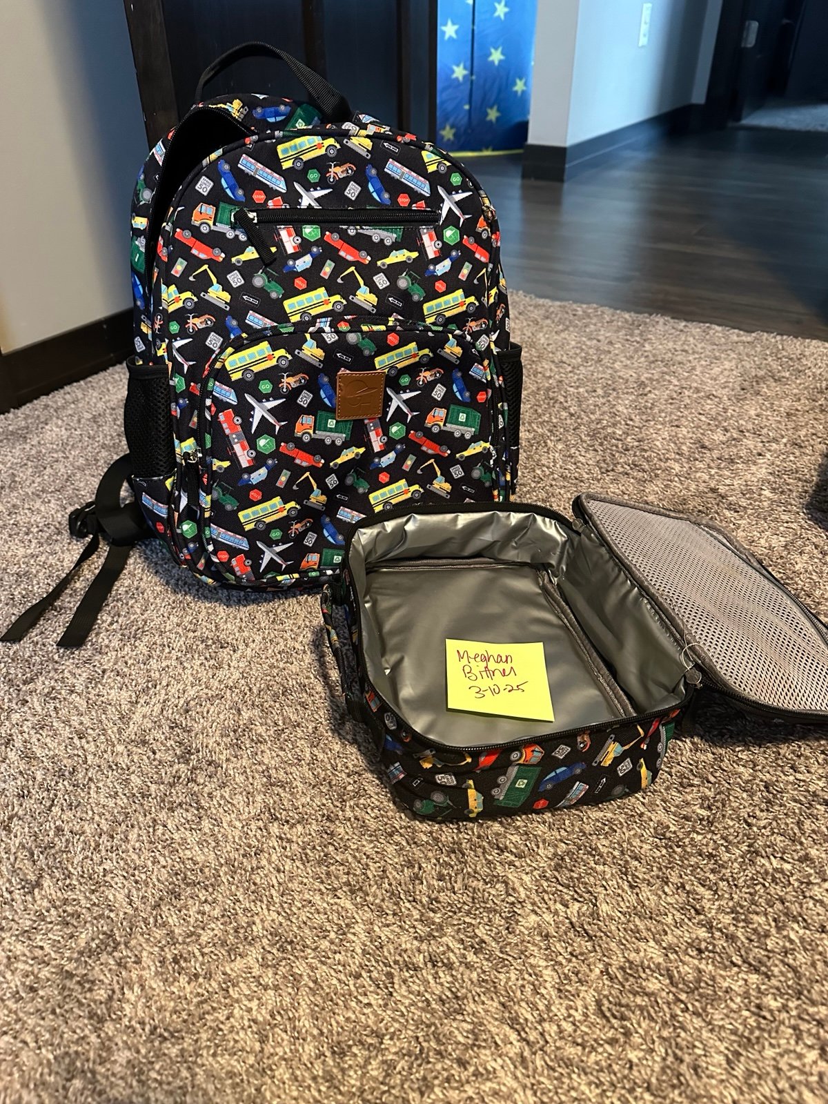 George hats guc backpack and lunch bag