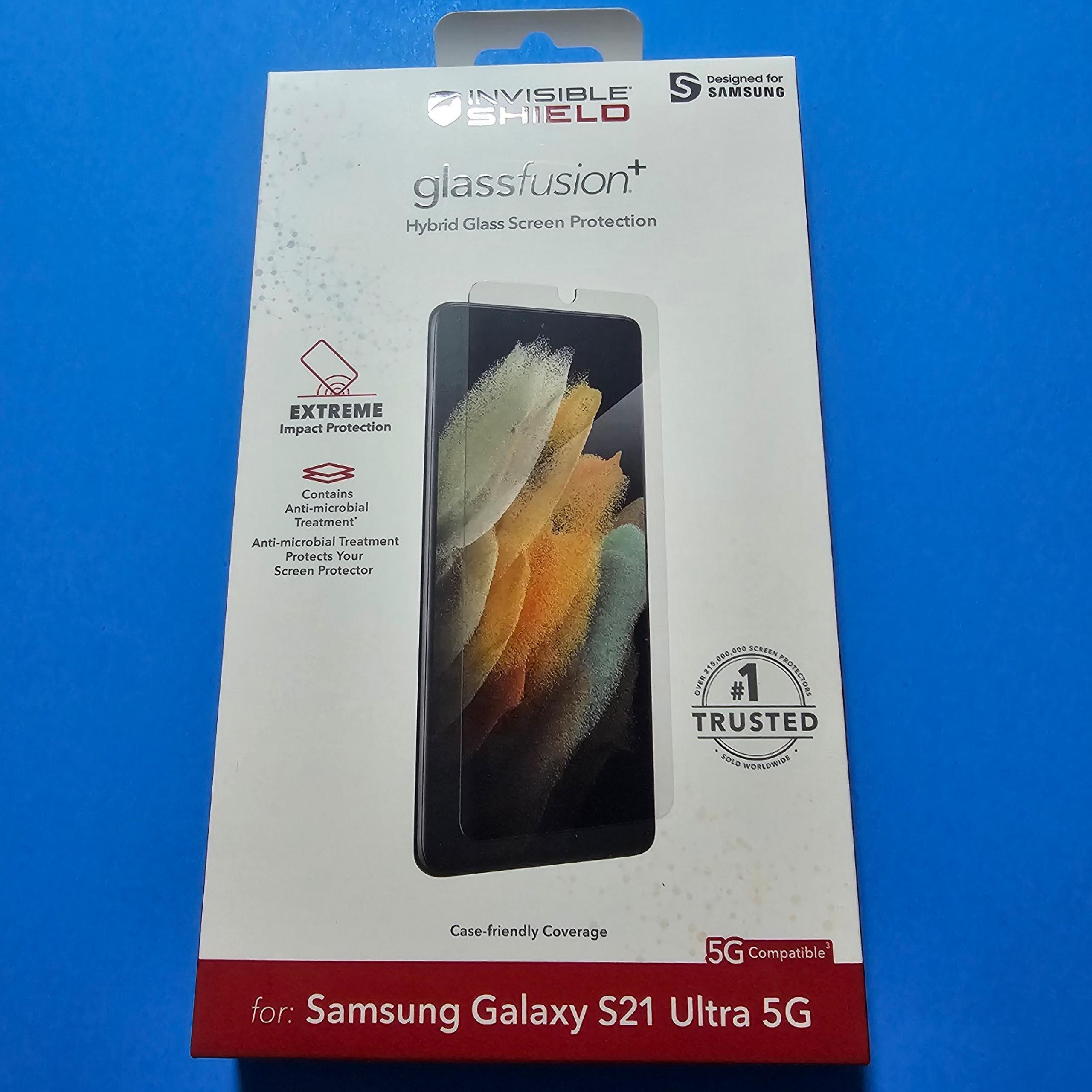 Galaxy S21 Ultra 5G - ZAGG Glass Fusion+ Screen Protector (CLEAR)