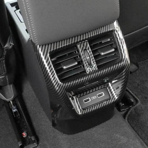 New Honda Civic 11th 2022-2024 ABS Carbon Fiber Look Rear AC Outlet Vent Cover
