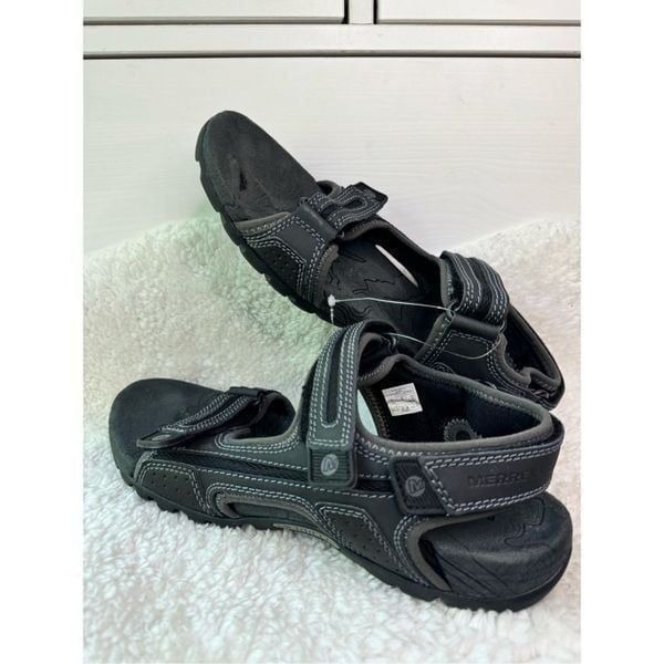 Merrell men’s/unisex Adult Sandspur Oak Sandal size 11US Black/Granite