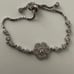 925 silver bracelet cz stones slider lock tennis