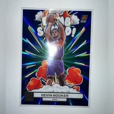 Devin Booker 2023-24 Bomb Squad Blue/Green Laser 35/35 Suns “BOOK-END”