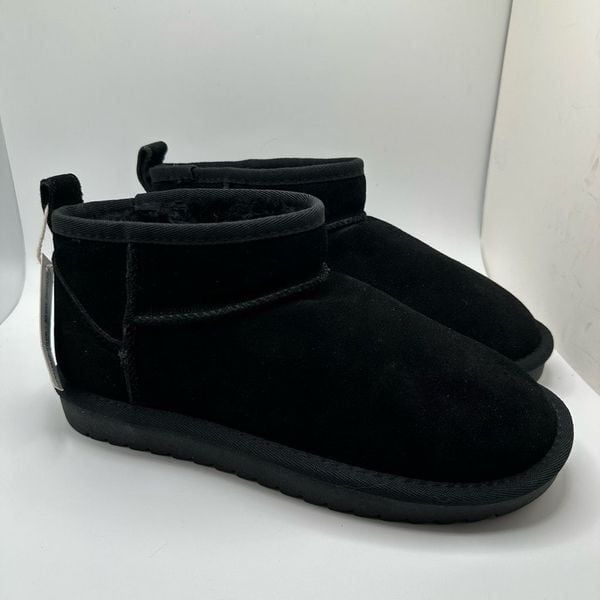CUSHIONAIRE Women's pull on boot 8.5 BLACK