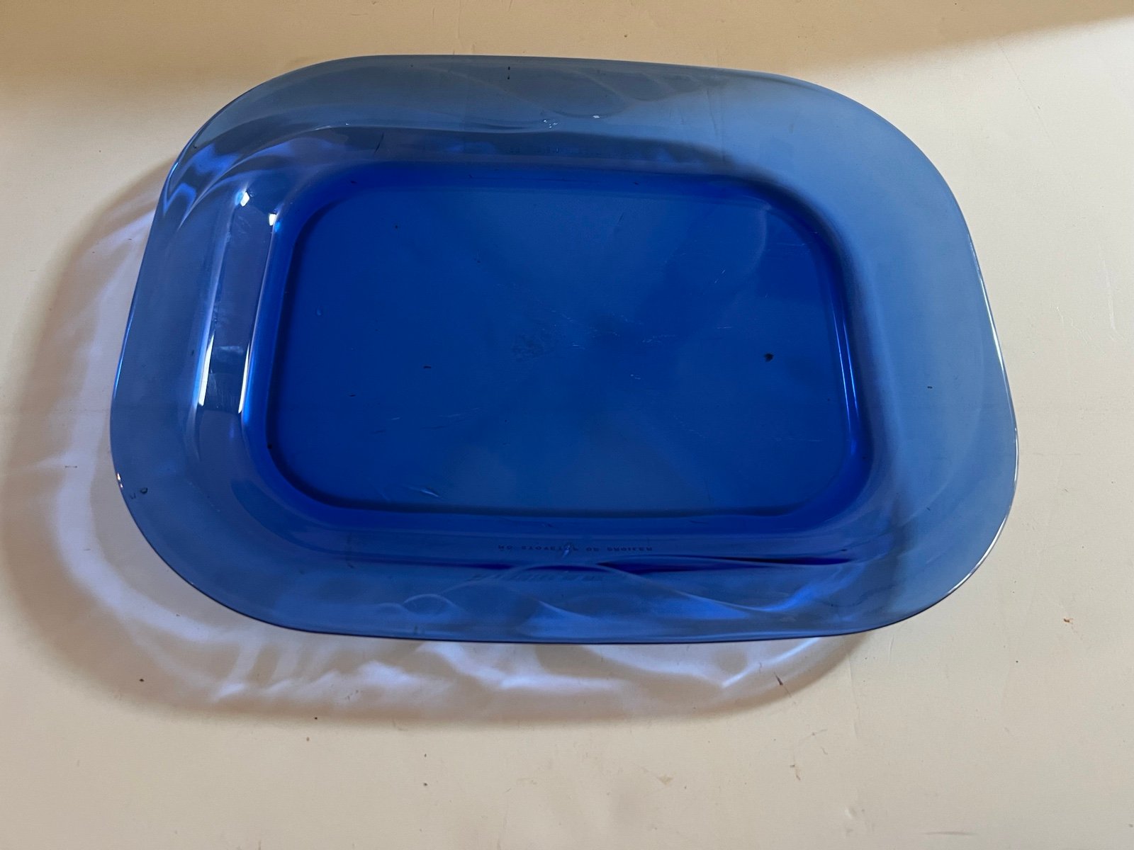 RARE Pyrex, Corningware Simple Elegance Cobalt (blue) H-15 Platter