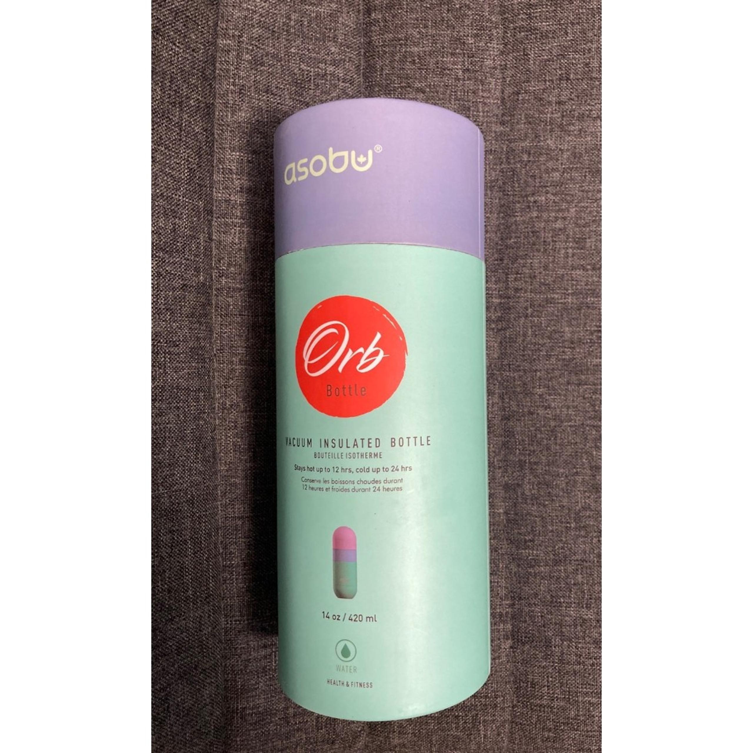 ASOBU Insulated 14oz Stainless Stell Orb Bottle