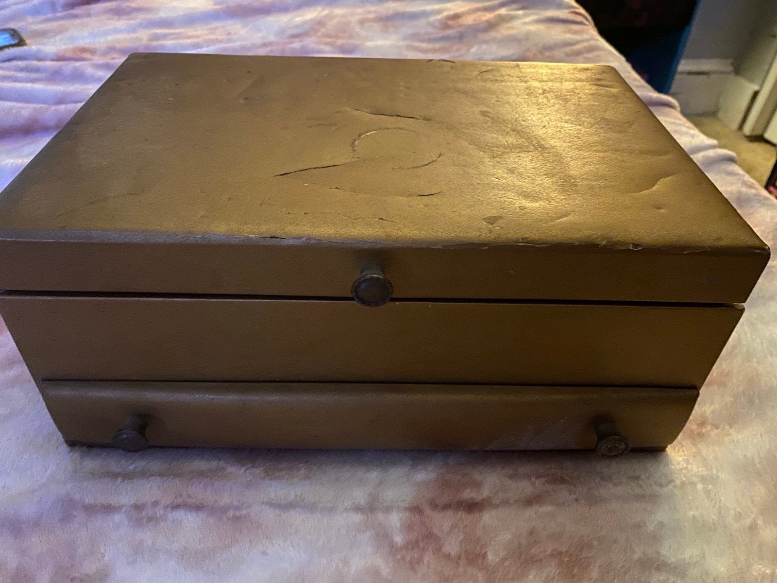 Large Buxton Vintage jewelry box