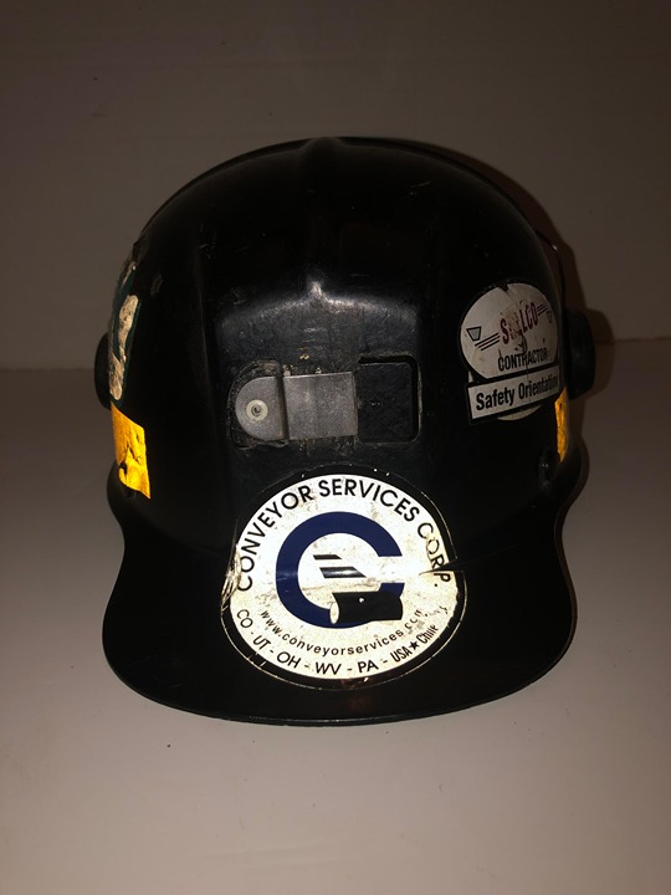 Vintage MSA Comfo-Cap Low Vein Miners Hardhat Helmet Black
