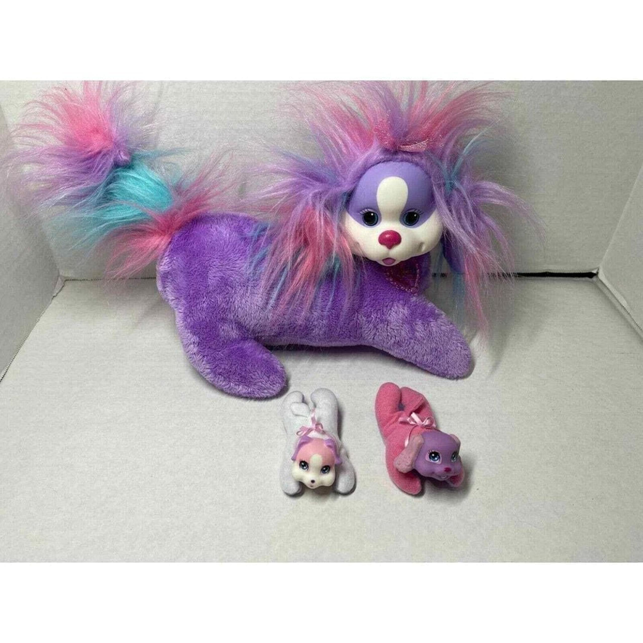 Puppy Surprise Pink Purple Candy Mama Dog and 2 Pups Puppies Just Play