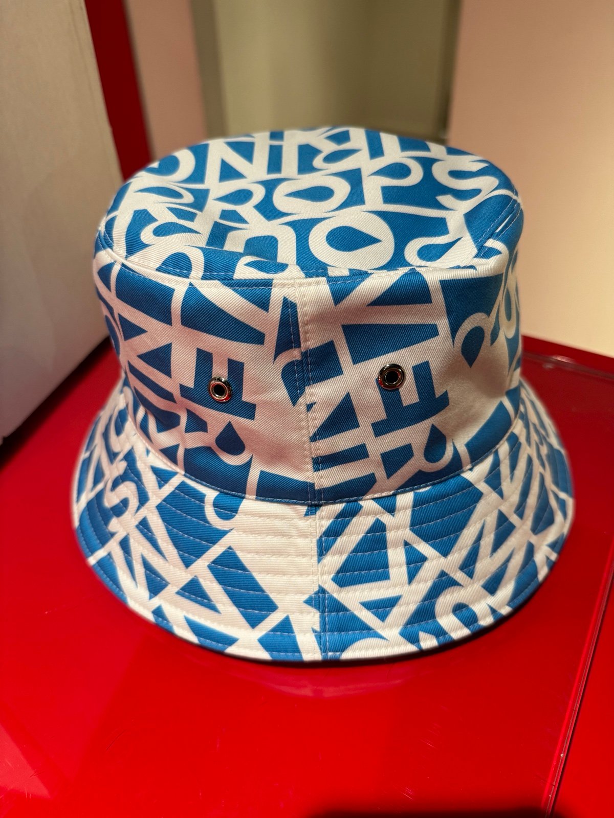 Brand new Burberry Rain Capsule Monogram Print Bucket Hat