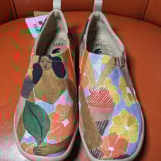 TAHITI'S GIRL Uin NEW Life Is Art travel shoes SIZE 9.5(41)