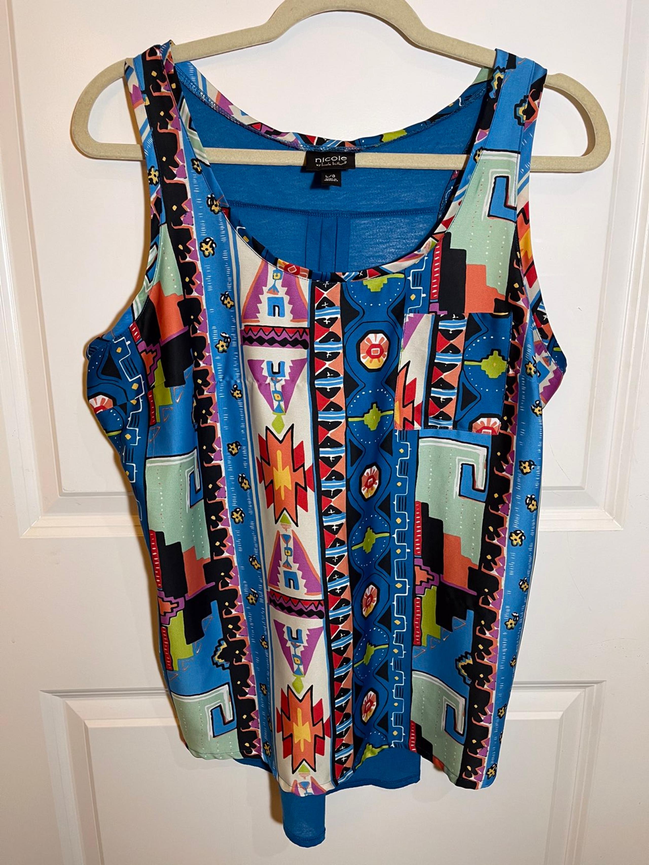 Tank Top by Nicole Miller Sz Large
