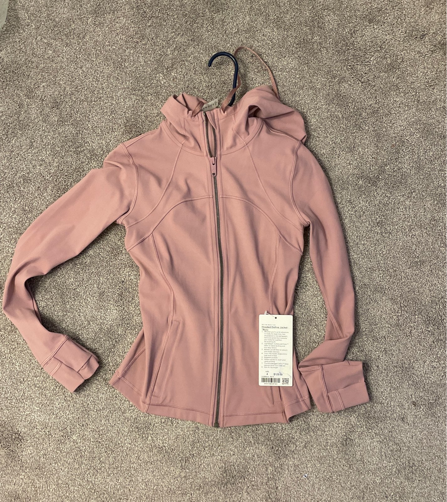 Lululemon Hooded Define Jacket Nulu Sz4