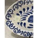 BLUE ROSE SCROLL Prairie Rachel Ashwell MELAMINE Large Oval Serving Tray Platter