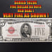 SERIES 1928E LINCOLN US RED SEAL NOTE IN VERY NICE CONDITION AS SHOWN !