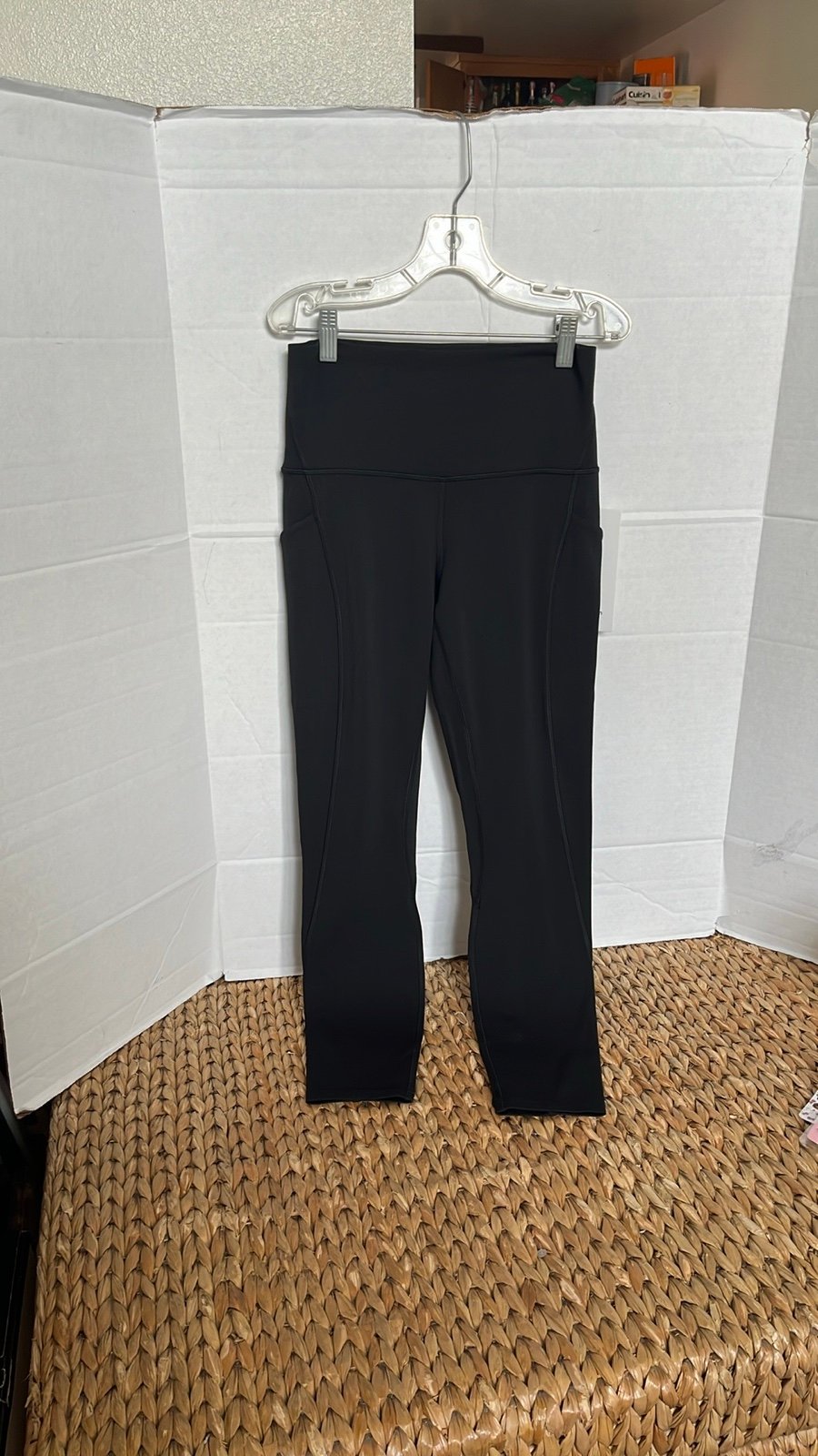 136 Lululemon Align Pant 25” Pockets Size 6 Black BLK NWT