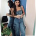 ZARA NWT WOMAN TRF DENIM CARGO JUMPSUIT BLUE | 8197/238 293/015