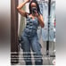 ZARA NWT WOMAN TRF DENIM CARGO JUMPSUIT BLUE | 8197/238 293/015