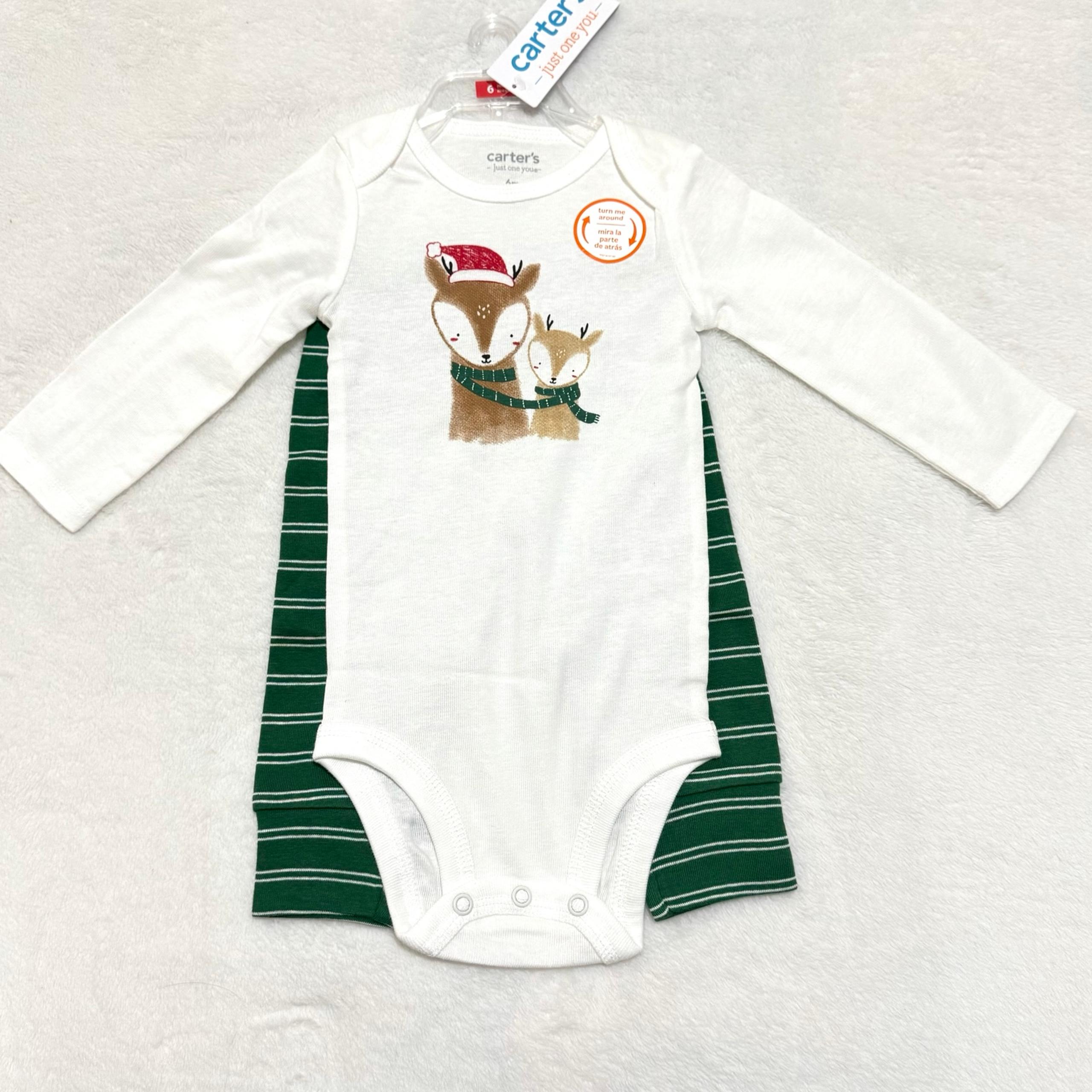 Carter's Baby Girl Christmas Outfit - Size 6 Mo