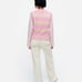 Marimekko Siete Maalis Patja Sweater Vest Size XL NWOT Pink Cream Stripe Brand