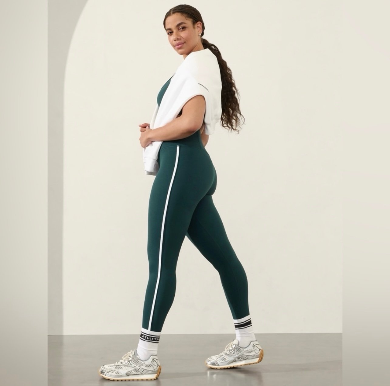 Athleta Elation Ultra High Rise Piping Legging Size M Medium
