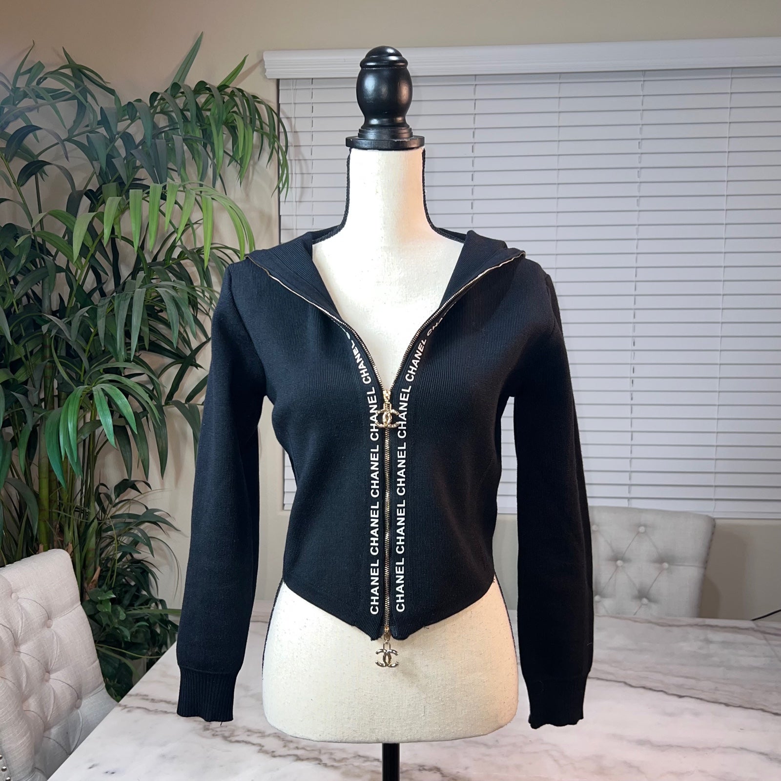 Black & White Adorable Hoodie | Size L