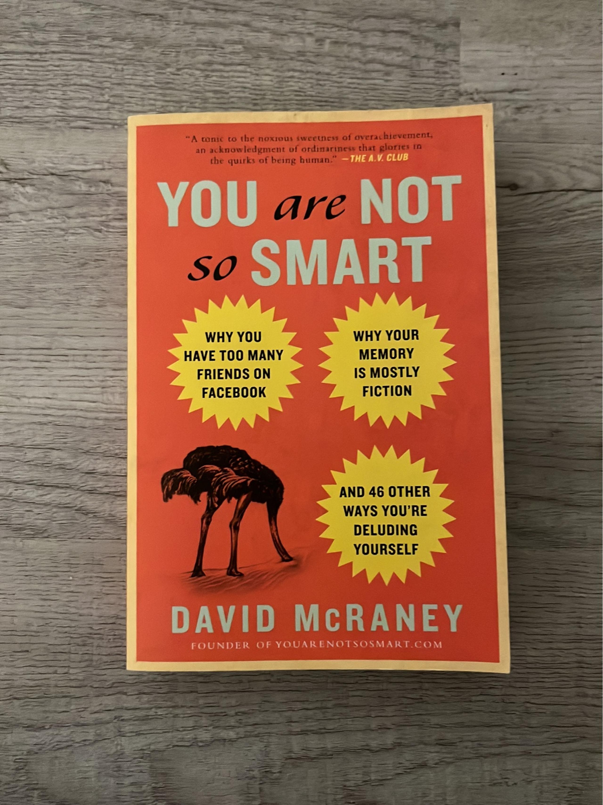 You Are Not So Smart by David McRaney Paperback Book Books Penguin Random House