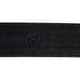 Fossil vintage Leather Black 1 Inch Silver Buckle Retro Belt women’s Size Large