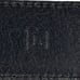 Fossil vintage Leather Black 1 Inch Silver Buckle Retro Belt women’s Size Large
