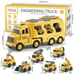 Construction Vehicles Transport Truck Carrier Toy for Kids
