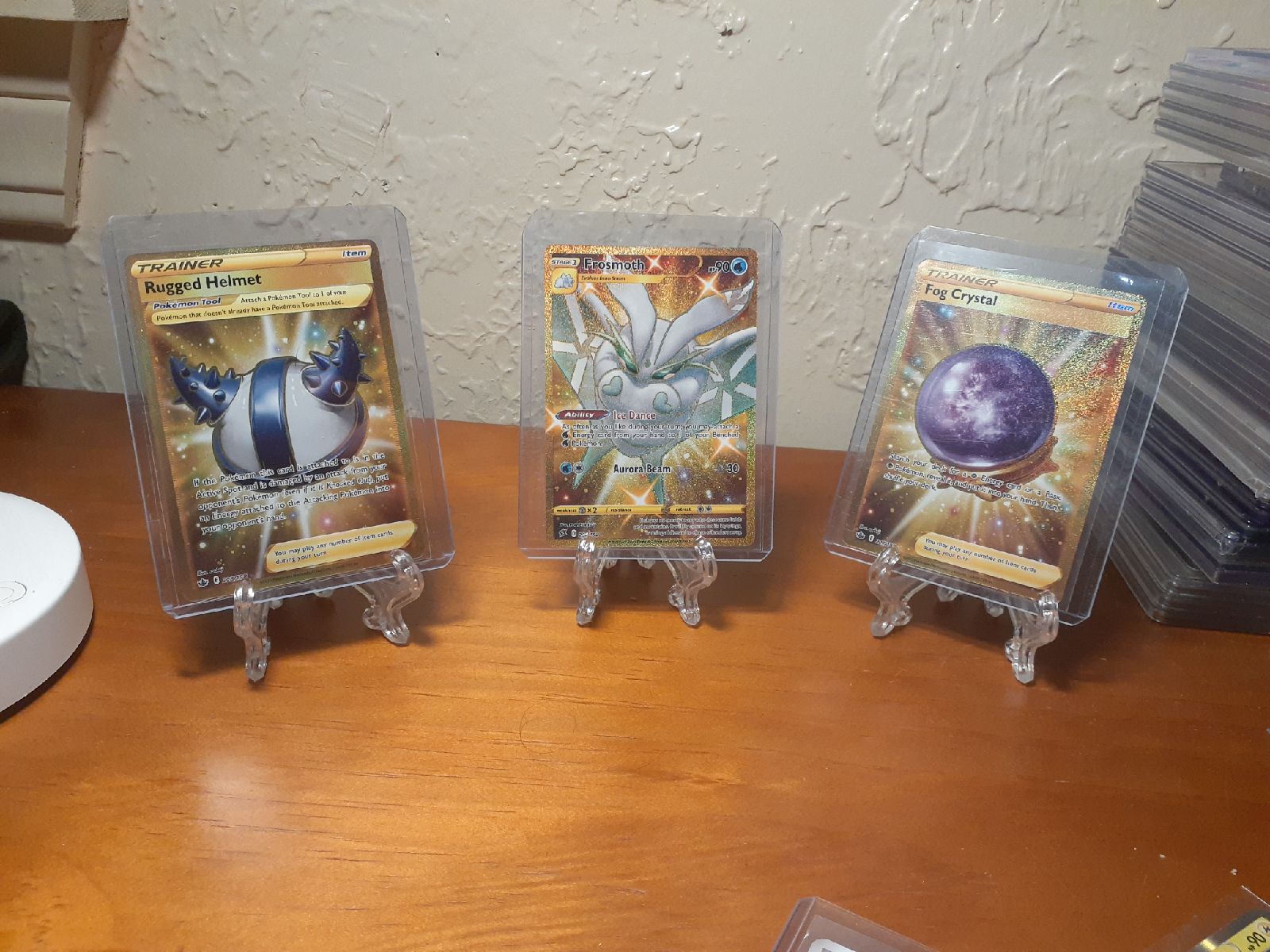 Gold pokemon card lot