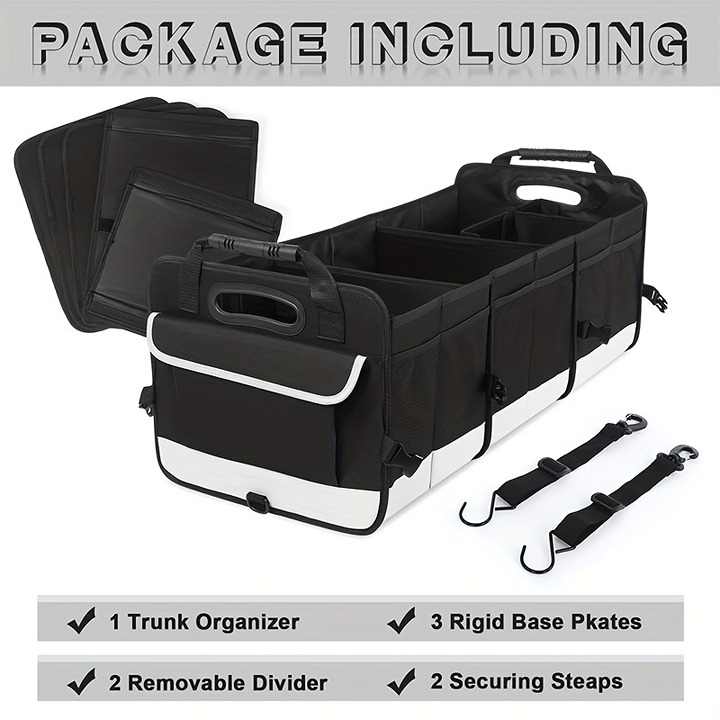 Car Trunk Storage Box, Wear-resistant, Large Capacity Storage Box, Car Finishing