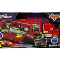 DISNEY PIXAR CARS GLOW RACERS MACK TRANSFORMING PLAYSET NEW 2023