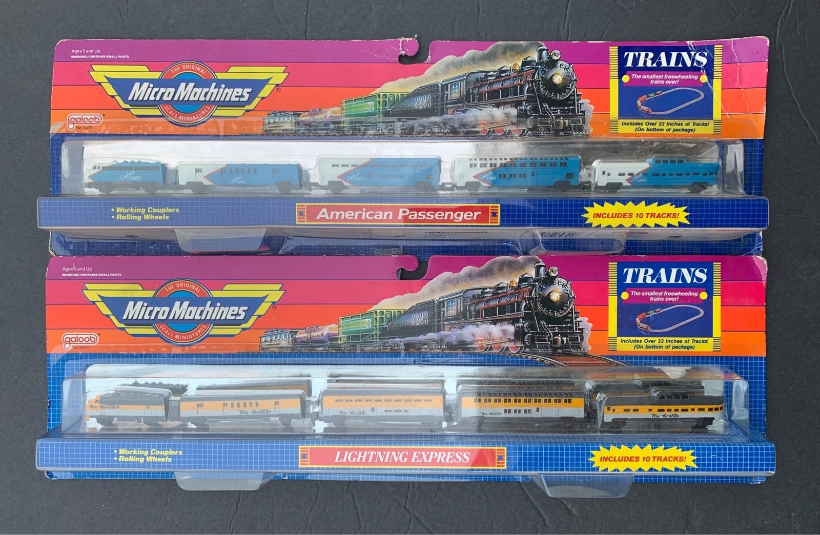 Micro Machines rare trains