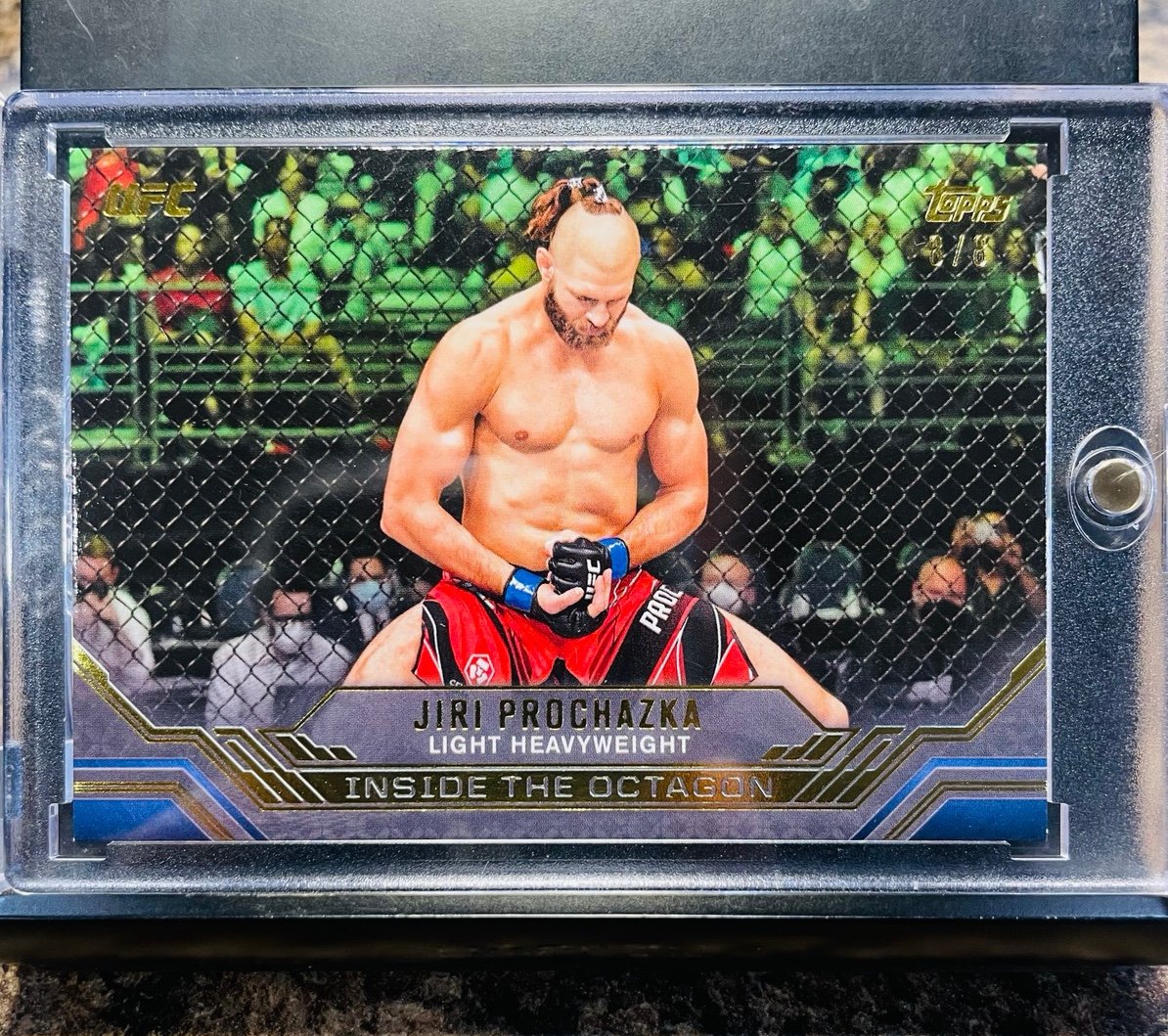 2024 Topps Knockout Jiri Prochazka Inside The Octagon 8/8