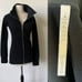 Lululemon Athletica Black Radiant Funnel Neck Jacket Sweatshirt Size 4